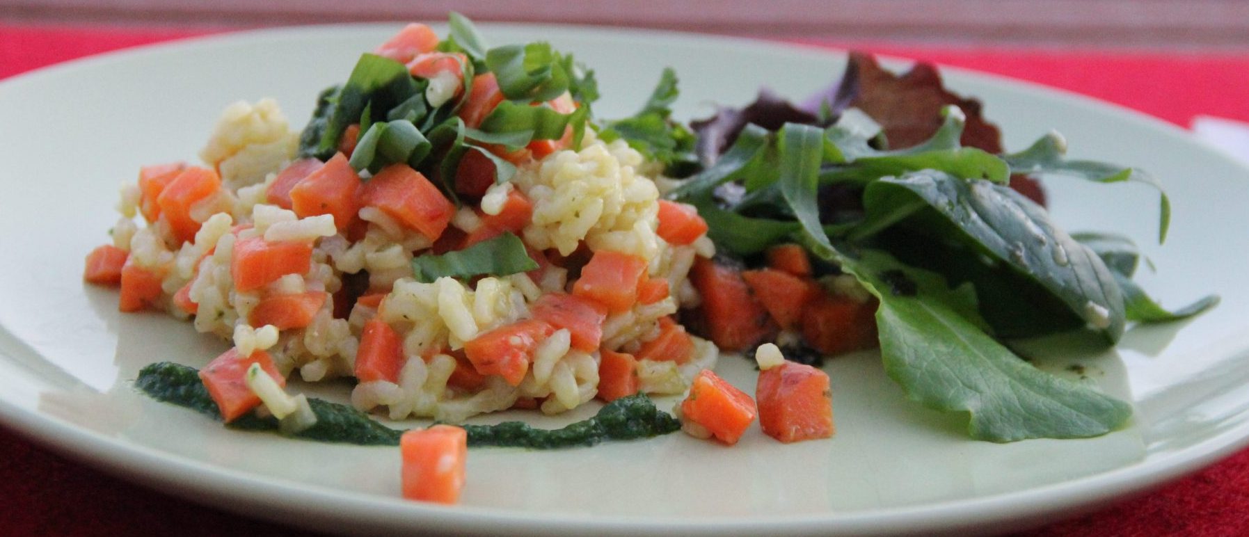 Karotten-Risotto mit Bärlauch-Pesto | Ölmanufaktur Rilli